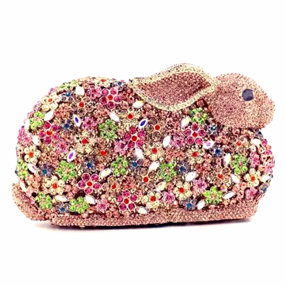 Bunny Rabbit Crystal Purse Graduation Wedding